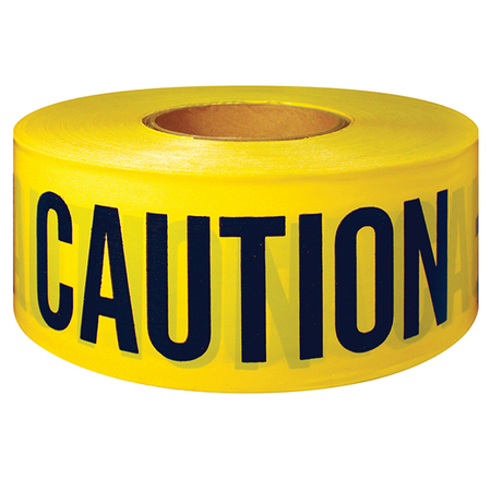 INTERTAPE 3" x 300' Barricade Ribbon Caution 600CC